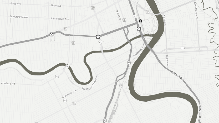 Map of Winnipeg
